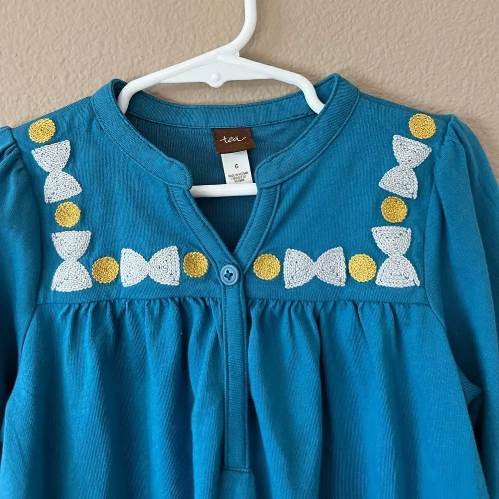Tea Collections Embroidered Boho Dress